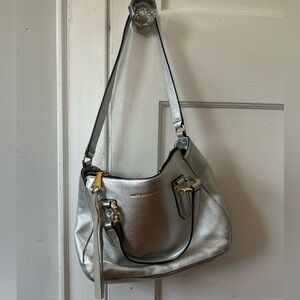 Aimee kestenberg metallic leather handbag excellent used condition!